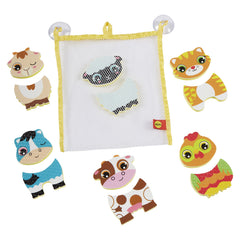 ALEX Toys Bath Barnyard Stickers: 12-piece set with suction cups for easy setup.