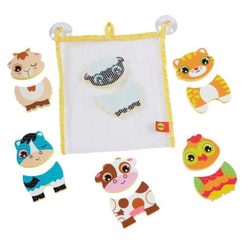 ALEX Toys Bath Barnyard Stickers: mix and match farm friends during bath time.