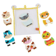 ALEX Toys Bath Barnyard Stickers: mix and match farm friends during bath time.