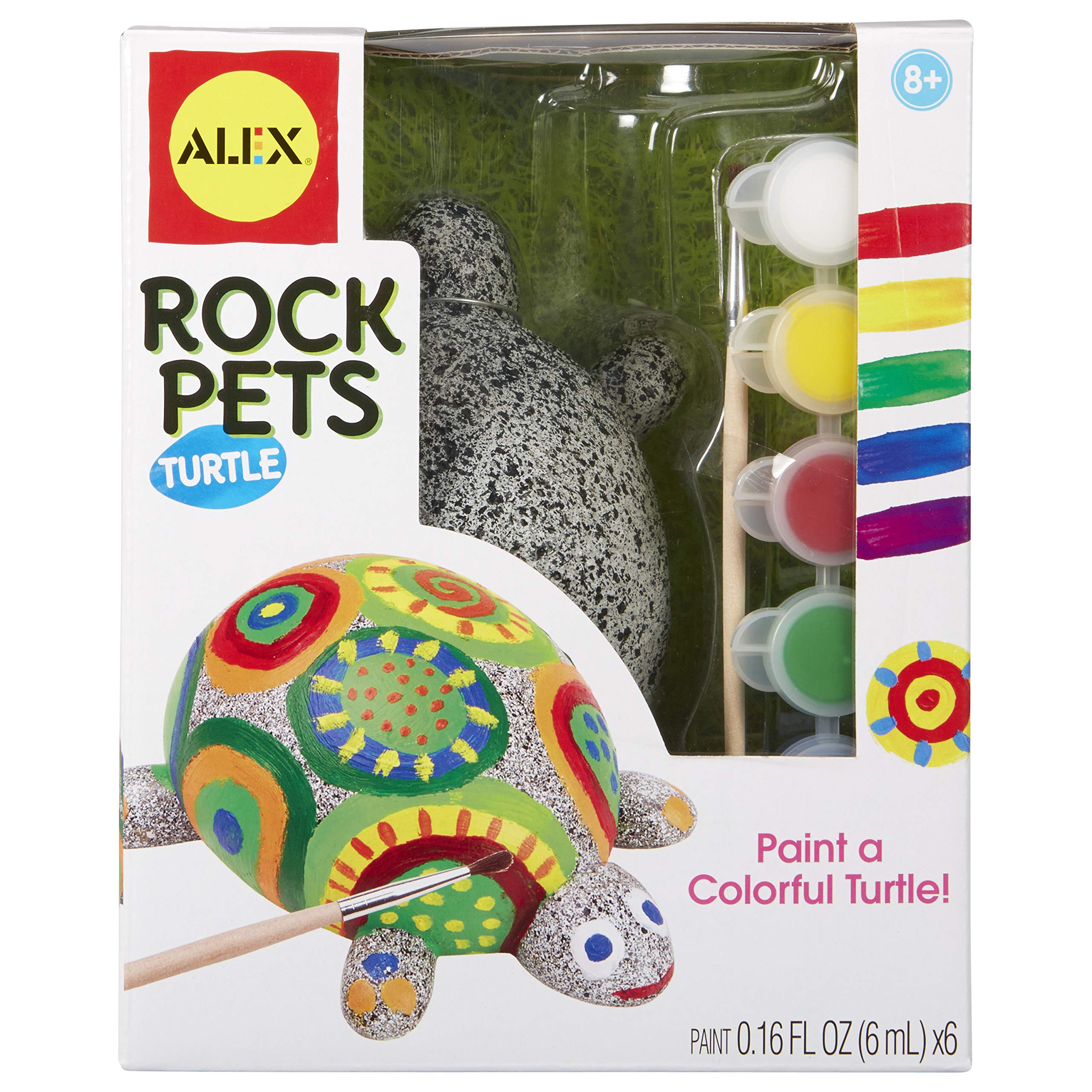 ALEX Toys Craft Rock Pets Turtle kit for colorful turtle painting and display