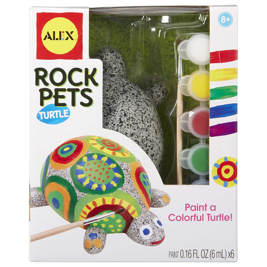 ALEX Toys Craft Rock Pets Turtle kit for colorful turtle painting and display