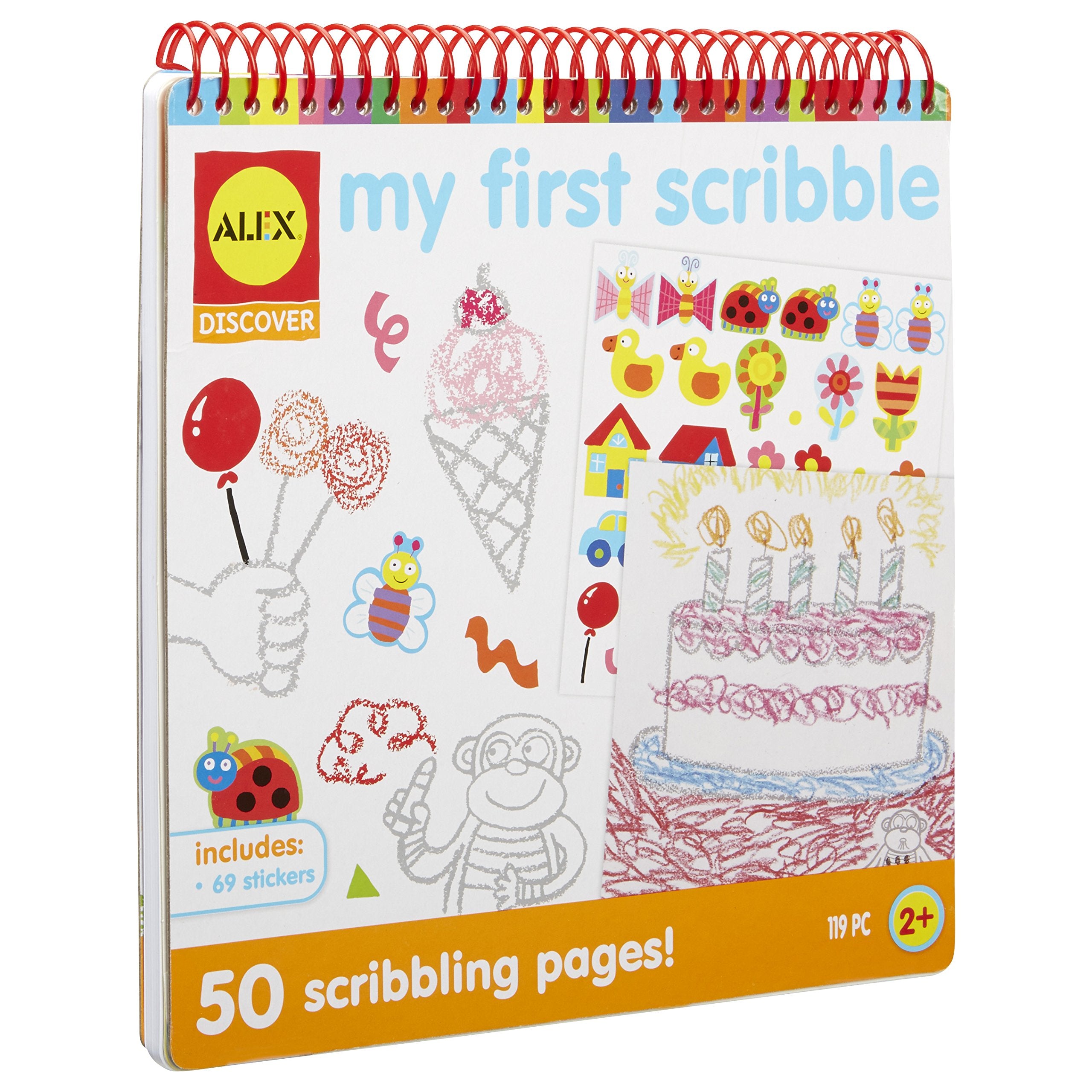 Alex Toys Discover My First Scribble Pad cover, inviting kids to start creative doodling.