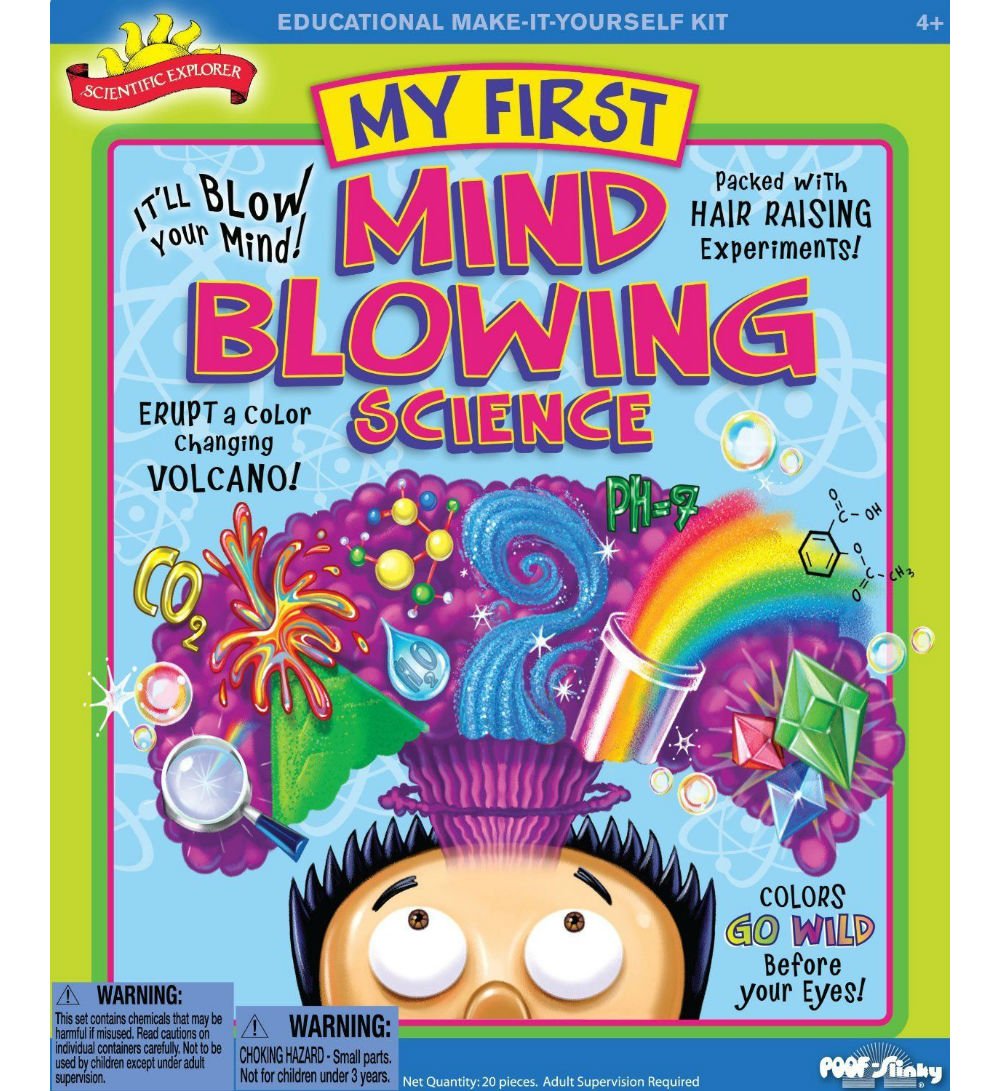 ALEX Toys Mind Blowing Science Kit—the open package view showing tools for budding scientists.