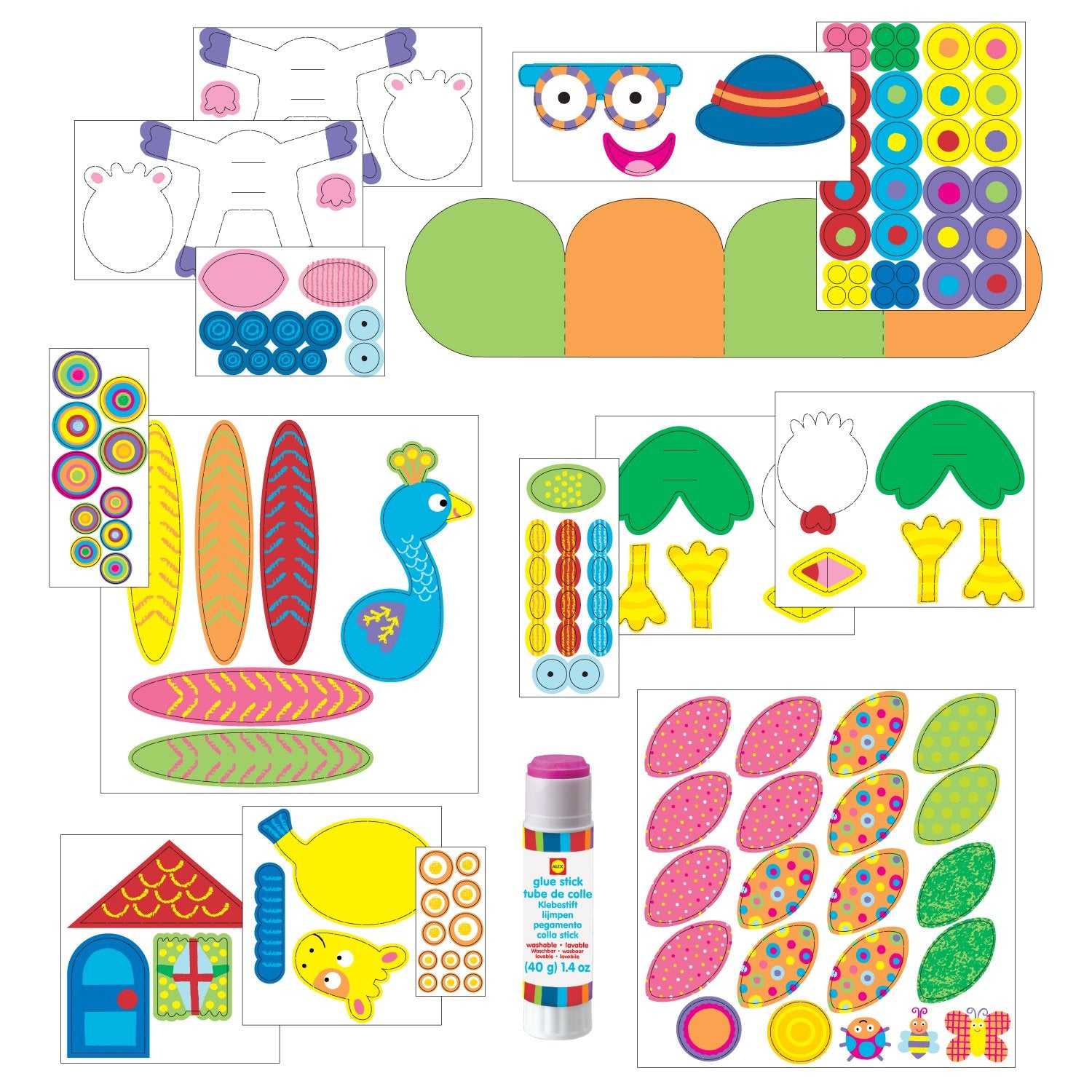 ALEX Toys Little Hands Pop Stick Art creative projects boost fine motor skills