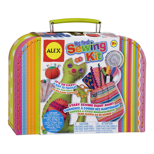 ALEX Toys My First Sewing Kit box cover for beginner sewers.