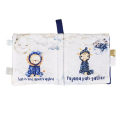 Ali+Oli Baby Book BPA-free teether provides safe soothing relief during teething.