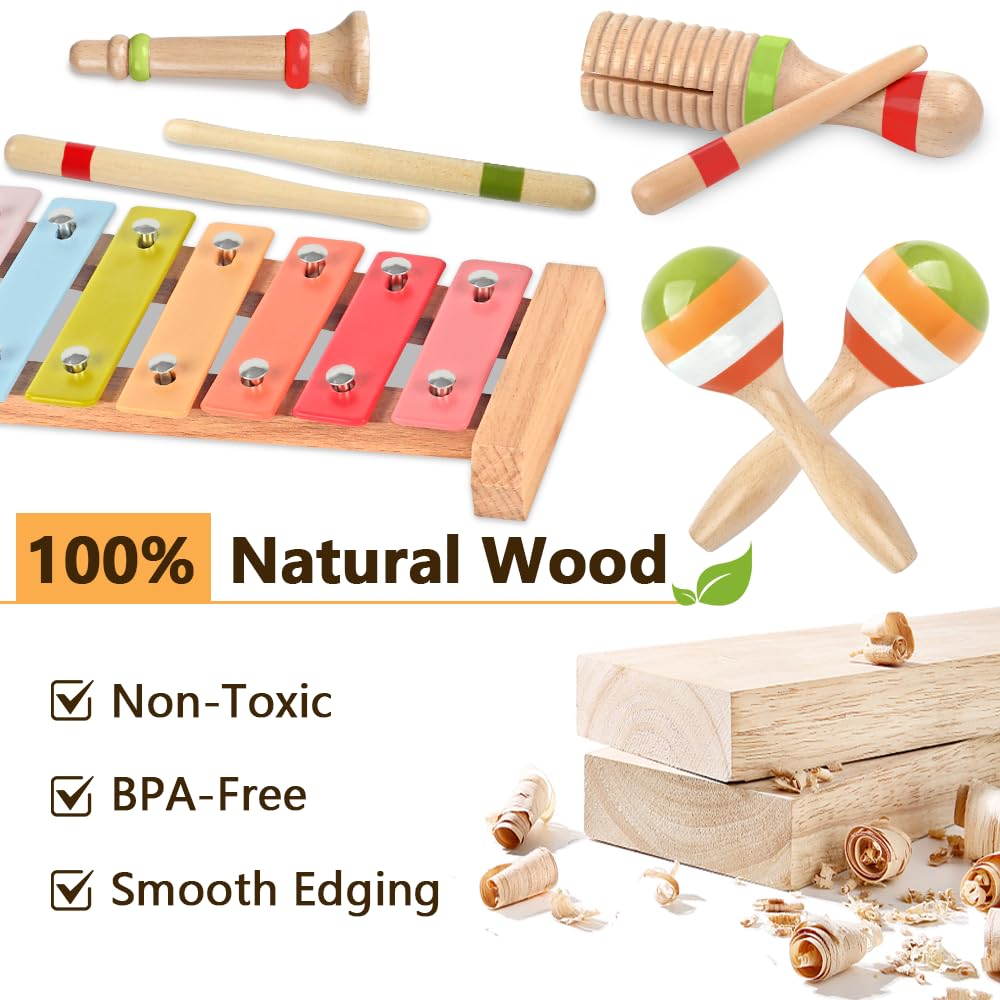 Aliex educational musical toy features xylophone and beads for sensory play