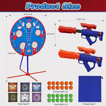 Aliex Spider Upgraded play set suits indoor or outdoor use.