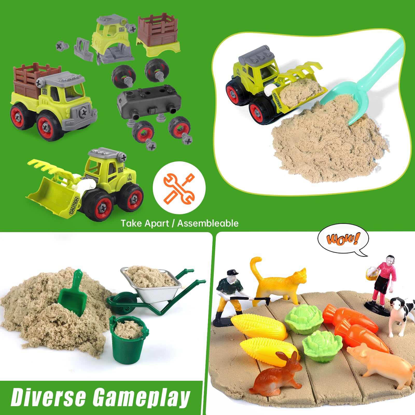 Aliex Take-Apart Trucks with Screws invite hands-on assembly and problem solving.
