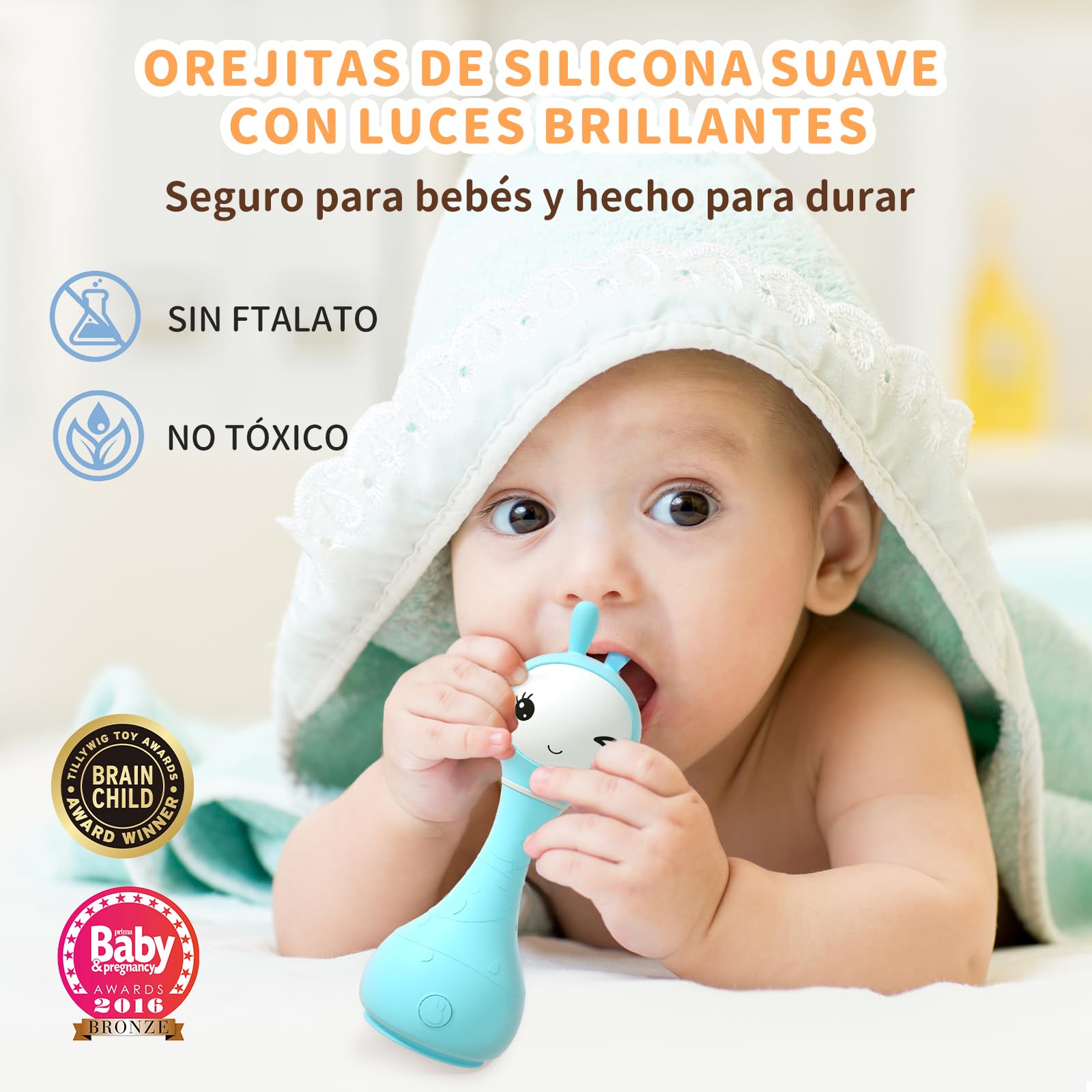 Alilo color recognition cards to teach colors during baby play.