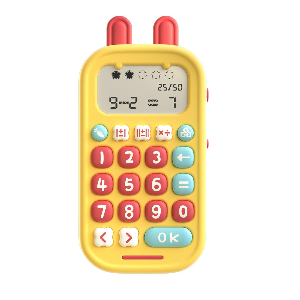alilo Math Games front view, portable learning toy for on-the-go math practice.