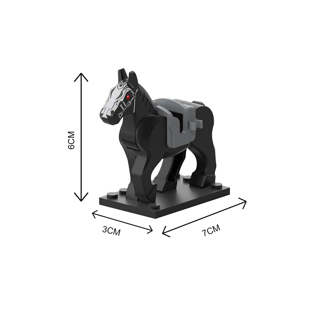 ALiquid horse figures enhance play and diorama setups