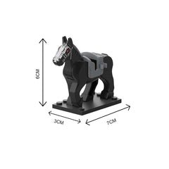 ALiquid horse figures enhance play and diorama setups