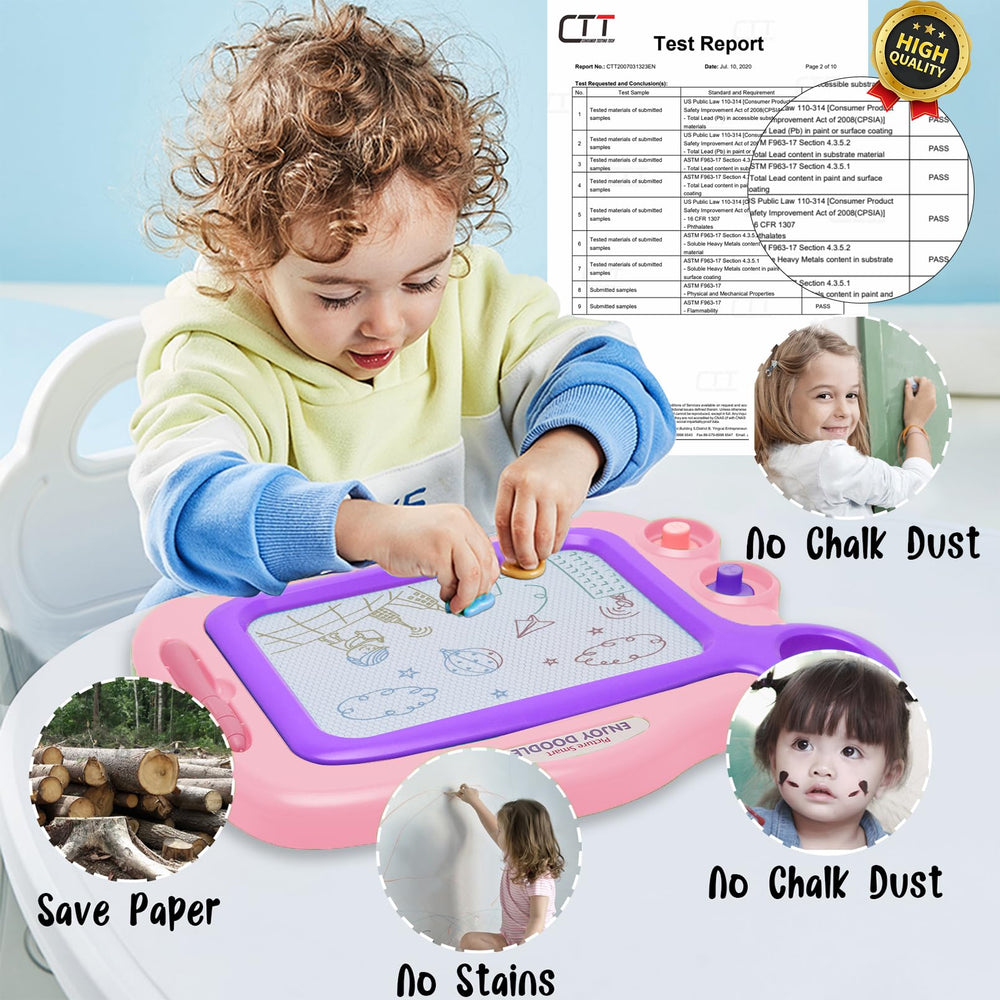 ALISKAGZE travel-size drawing board is ideal for on-the-go creativity.