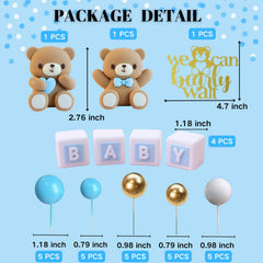 ALISSAR baby letters 4pcs spell BABY for cake personalization