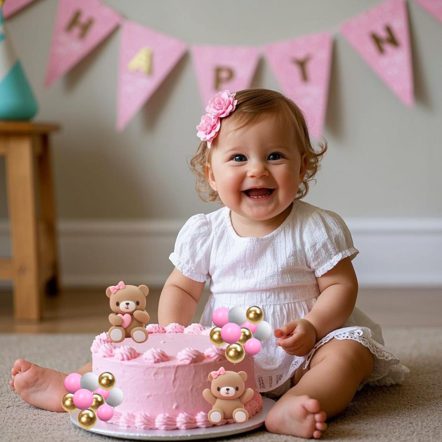 ALISSAR bear-theme gifts convey blessings to expecting parents through charming decor