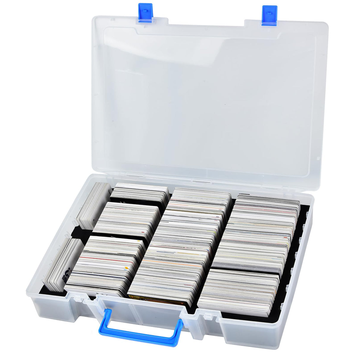 ALKOO 2200+ front view of the storage box showing ample card capacity