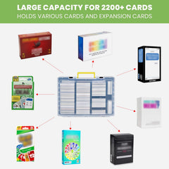 ALKOO 2200+ interior with organized compartments for easy card access
