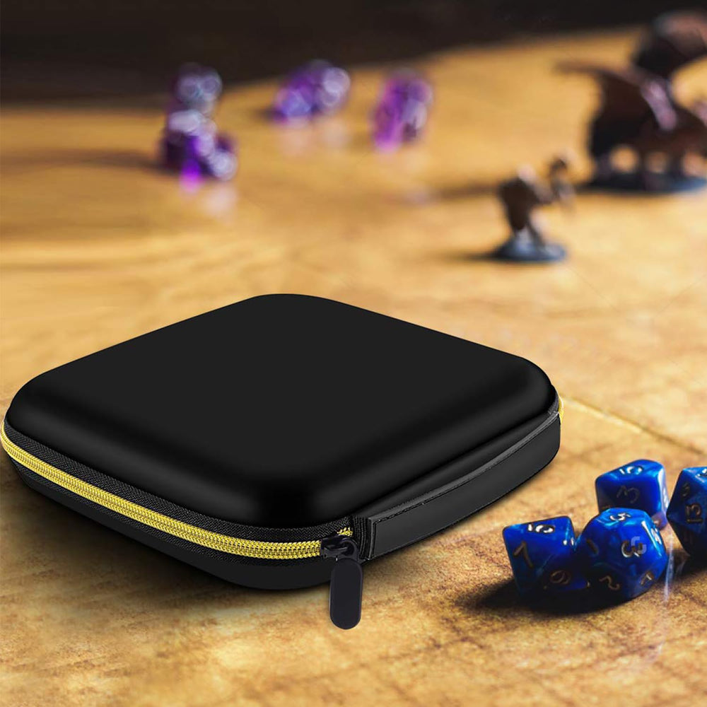 ALKOO dice storage case secure closure prevents accidental openings