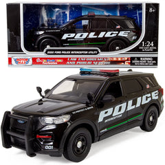 All Star Toys Explorer Police Interceptor diecast front view shows authentic decals for display