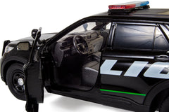 All Star Toys Explorer Police Interceptor diecast interior detail highlights cabin features