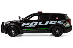 All Star Toys Explorer Police Interceptor diecast rear view highlights branding and detail