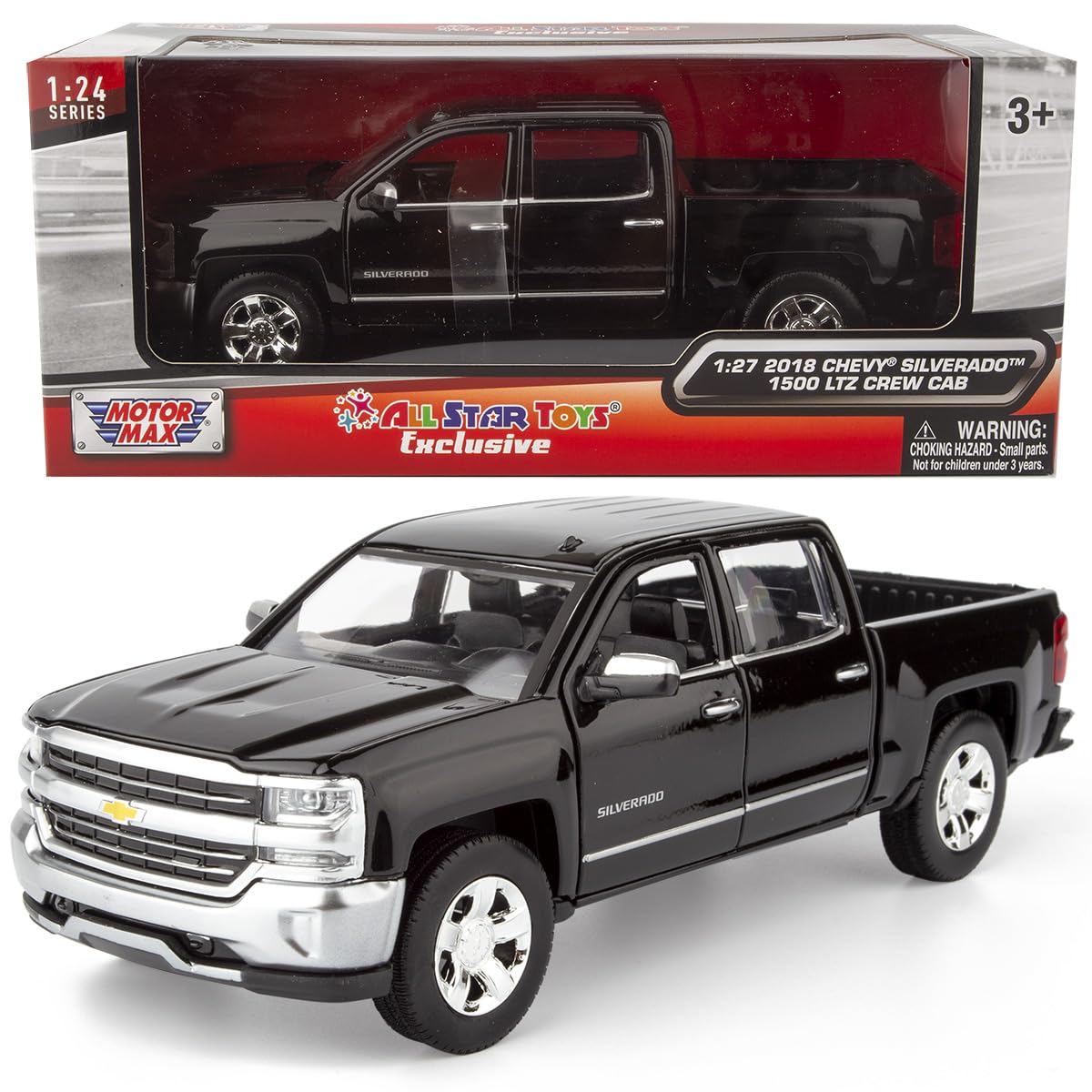 All Star Toys Motormax 79353 front view showcases chrome trim and detailed scale styling