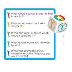 All Things Equal Loaded Questions board and cards set up for quick play.