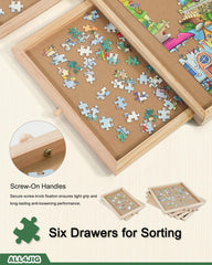 ALL4JIG 25x34 inch work area supports large intricate puzzles