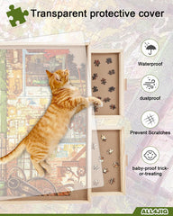 All4JIG portable puzzle table moves easily from couch to floor for versatile use.