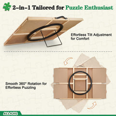 ALL4JIG protective clear cover safeguarding puzzle pieces and surface