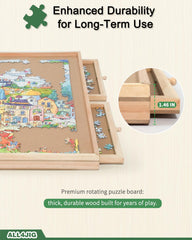 ALL4JIG protective puzzle cover keeps pieces clean