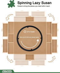 ALL4JIG drawers with handles open easily while sorting pieces.