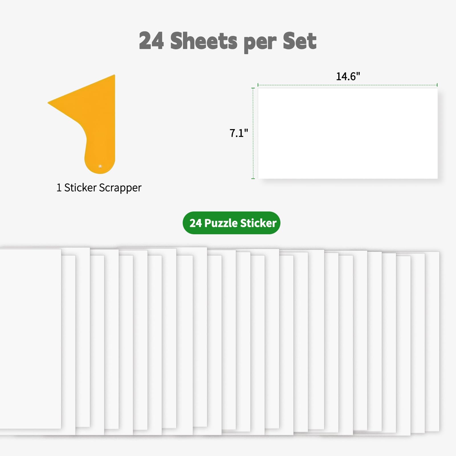 ALL4JIG puzzle saver sheets laid flat for easy framing preparation.