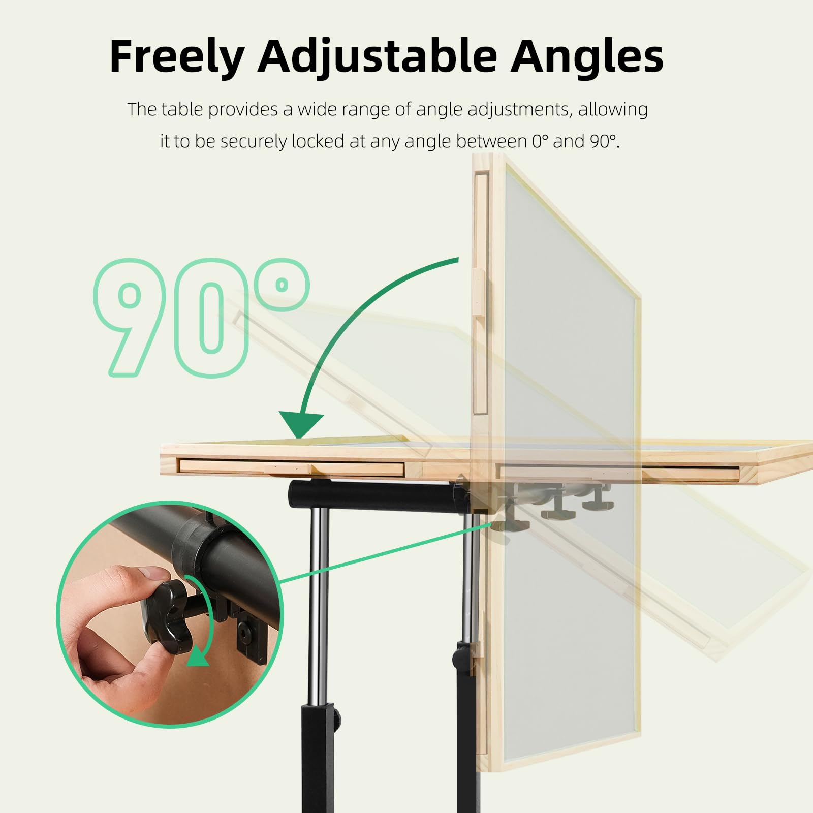 ALL4JIG puzzle table non-slip surface keeps pieces securely in place.