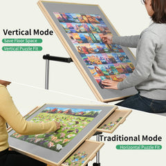ALL4JIG puzzle table protective cover shields pieces from dust and spills during puzzling