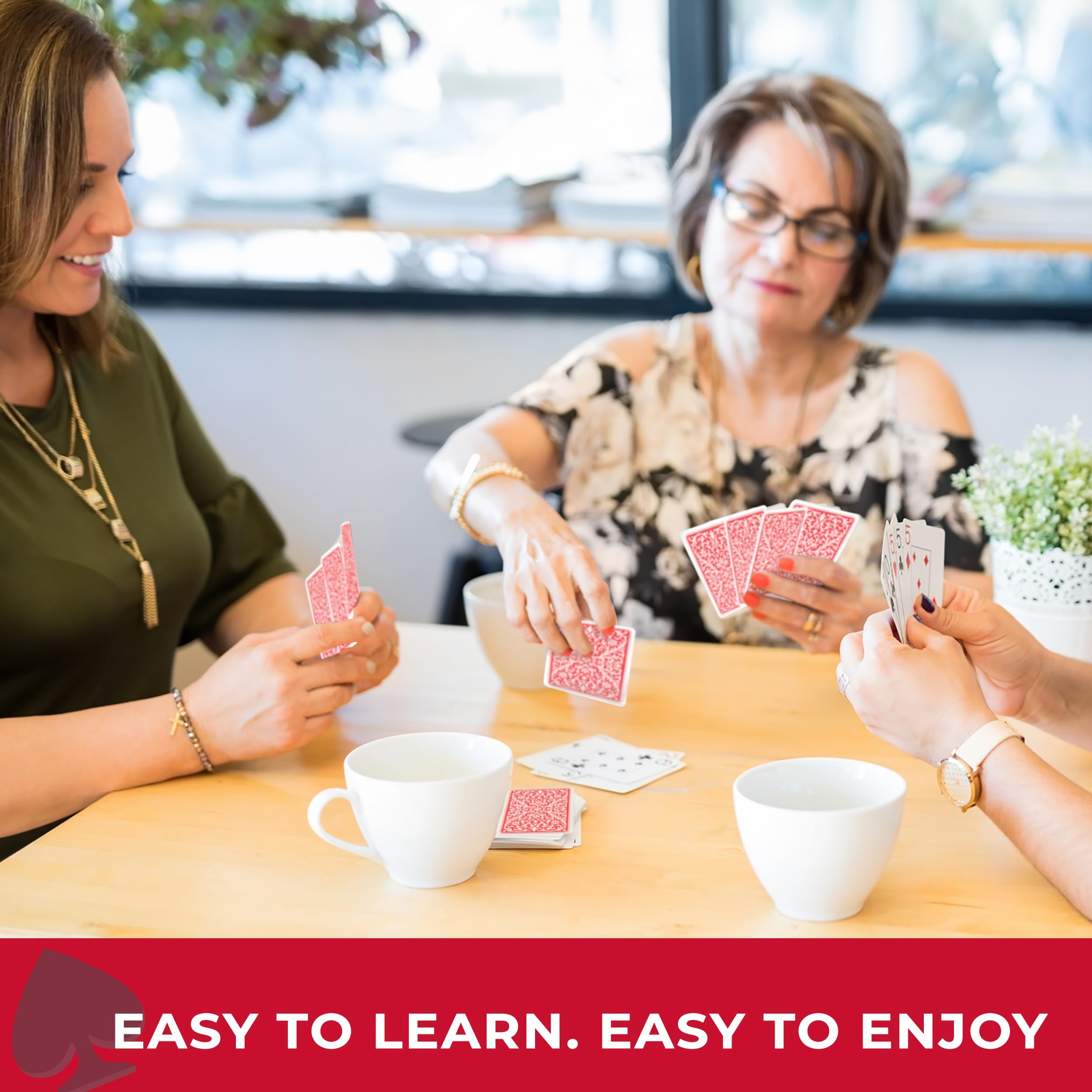 All7s Canasta durable card stock supports long-lasting gaming sessions.