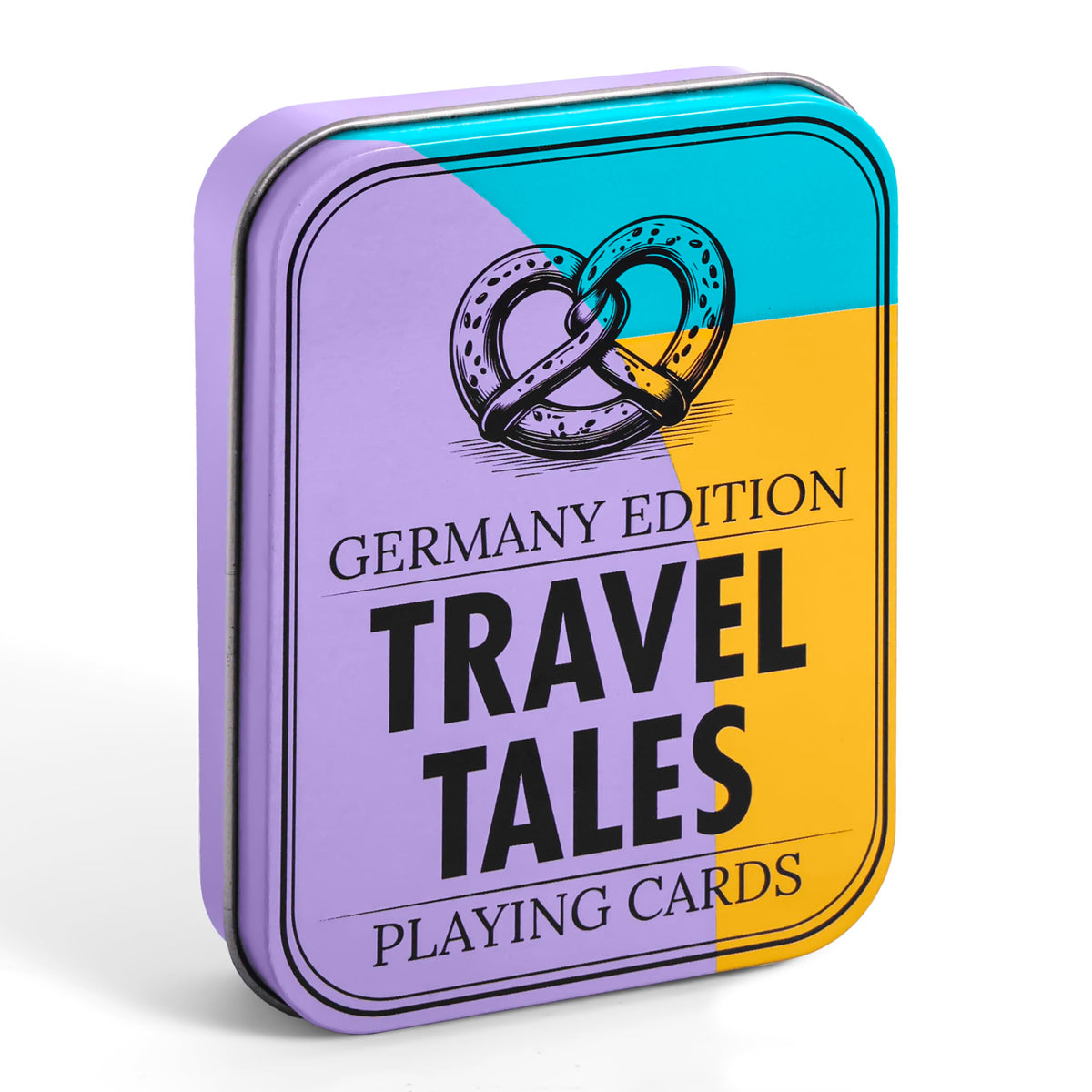 All7s Travel Tales Germany Edition deck in tin case for portable travel fun