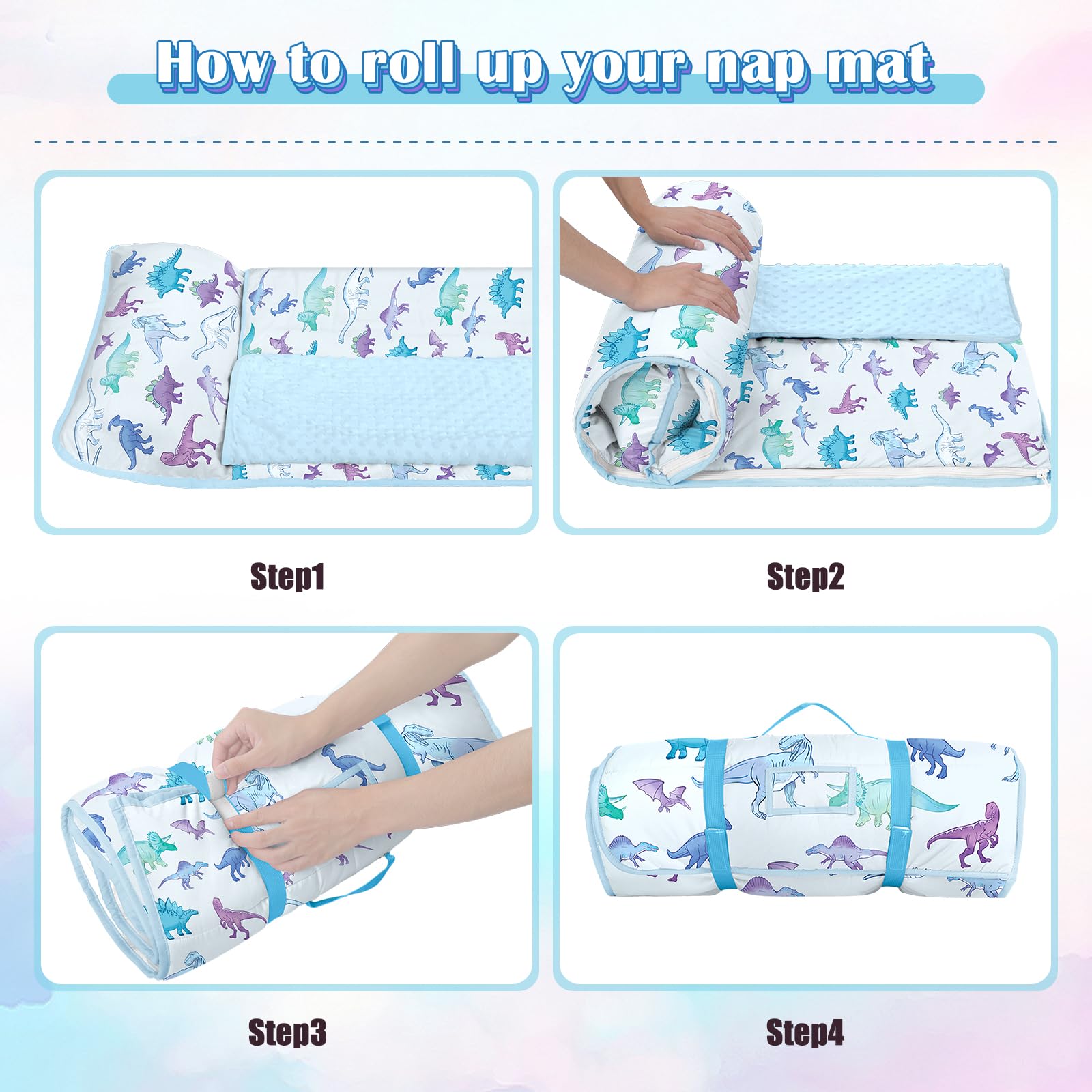 Alldomess Kids sleeping bag measures 59x24 inches for spacious rest.
