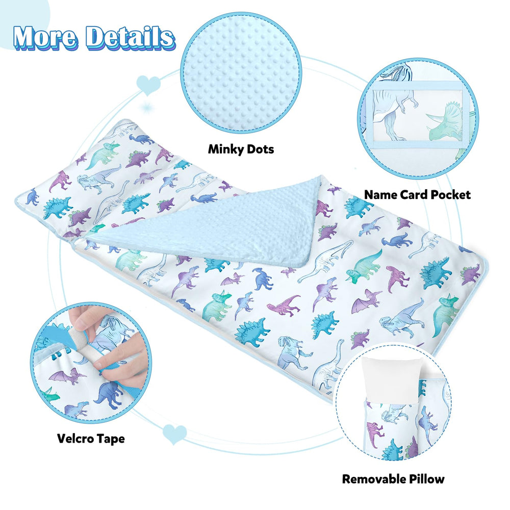 Alldomess Nap mat roll-up design for portable storage and transport.