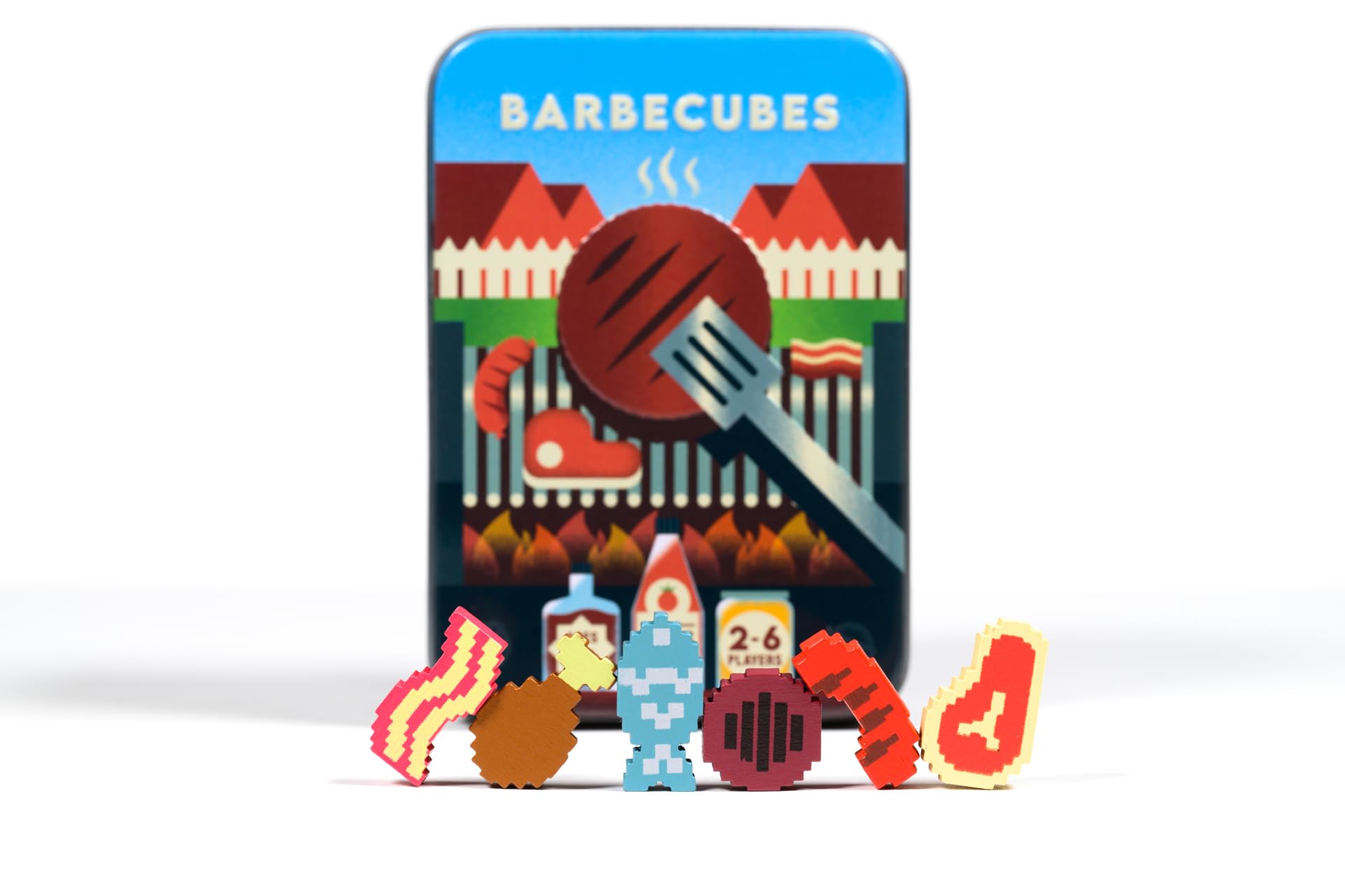 Alley Cat Games Barbecubes table-ready dish display for social fun