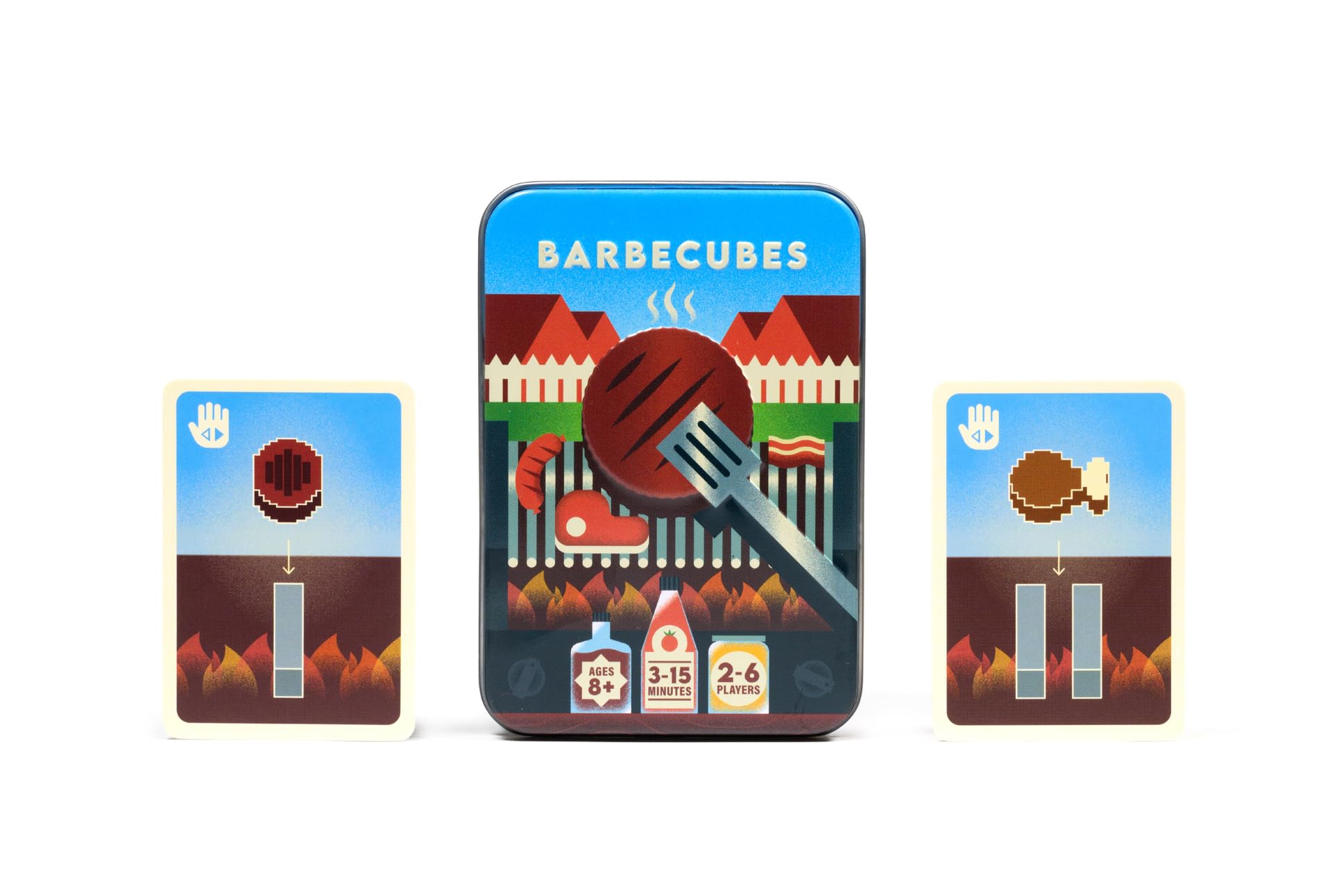 Alley Cat Games Barbecubes game-night setup for cooperative challenges