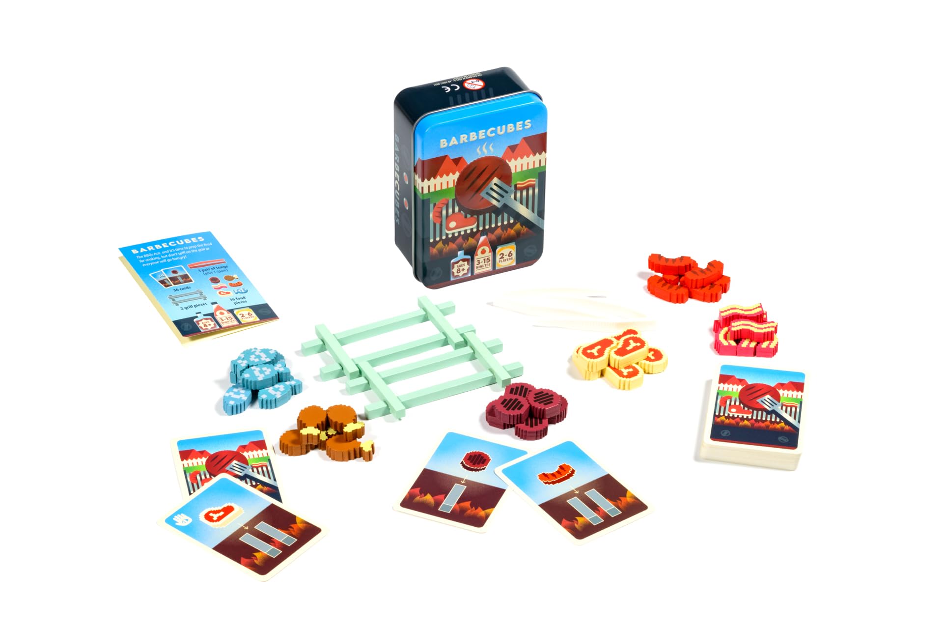 Alley Cat Games Barbecubes piece-placement action for quick engaging tabletop fun