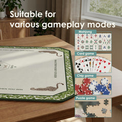 ALLINCOZY Mahjong Mat green 31x31 inches fits most square tables