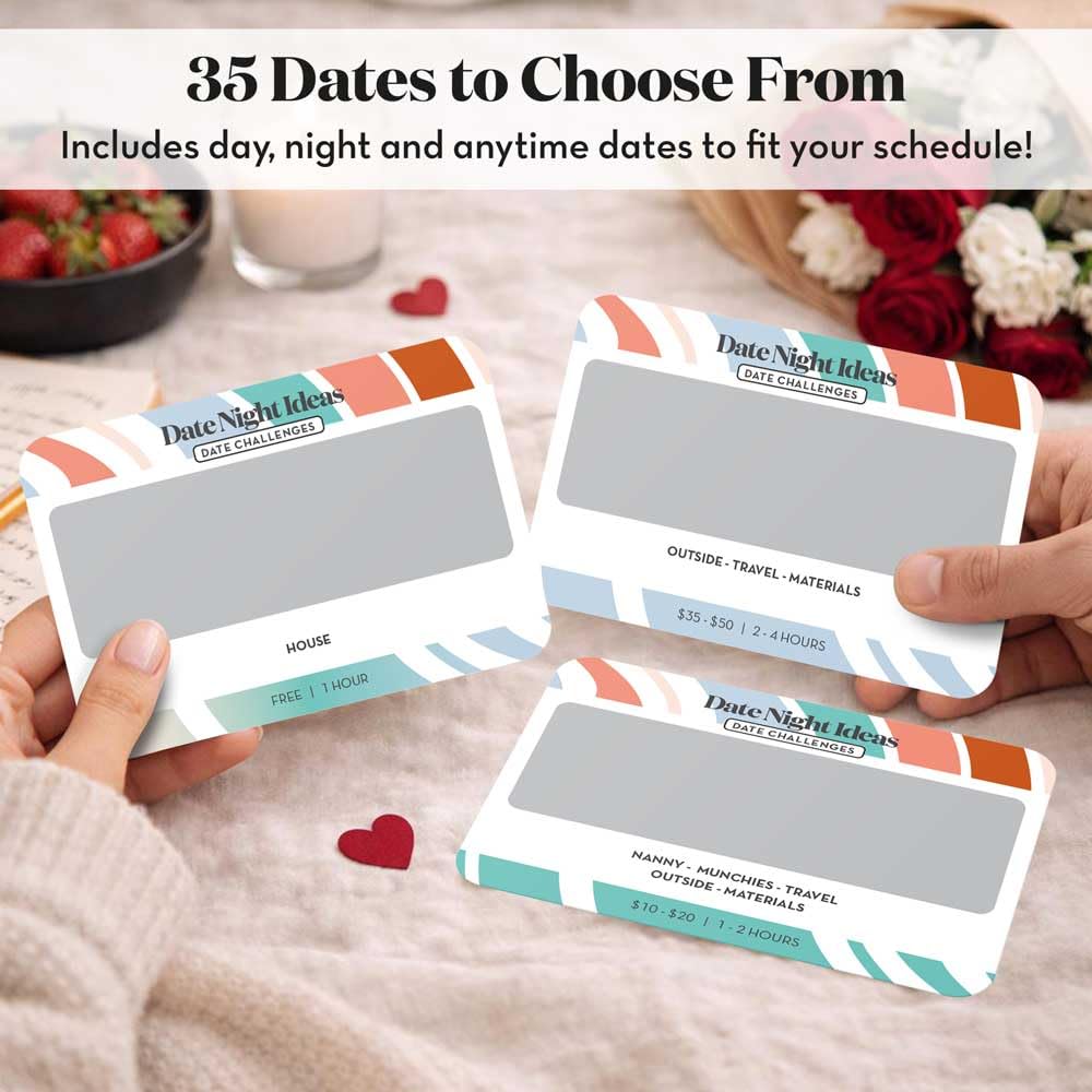 All Natural Shop date challenges scratchers included illustration suggesting ready-to-play cards.