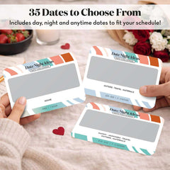 All Natural Shop date challenges scratchers included illustration suggesting ready-to-play cards.