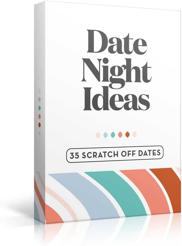 All Natural Shop romantic scratch-off date card game cover showing playful couple vibes for date night.