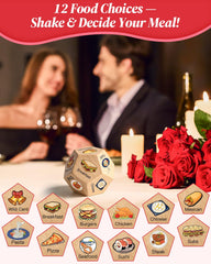 Allotall date-night dice with colourful wood finish for premium gift appeal.
