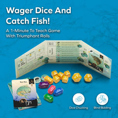 Allplay Lure board game fish points display highlights scoring opportunities.