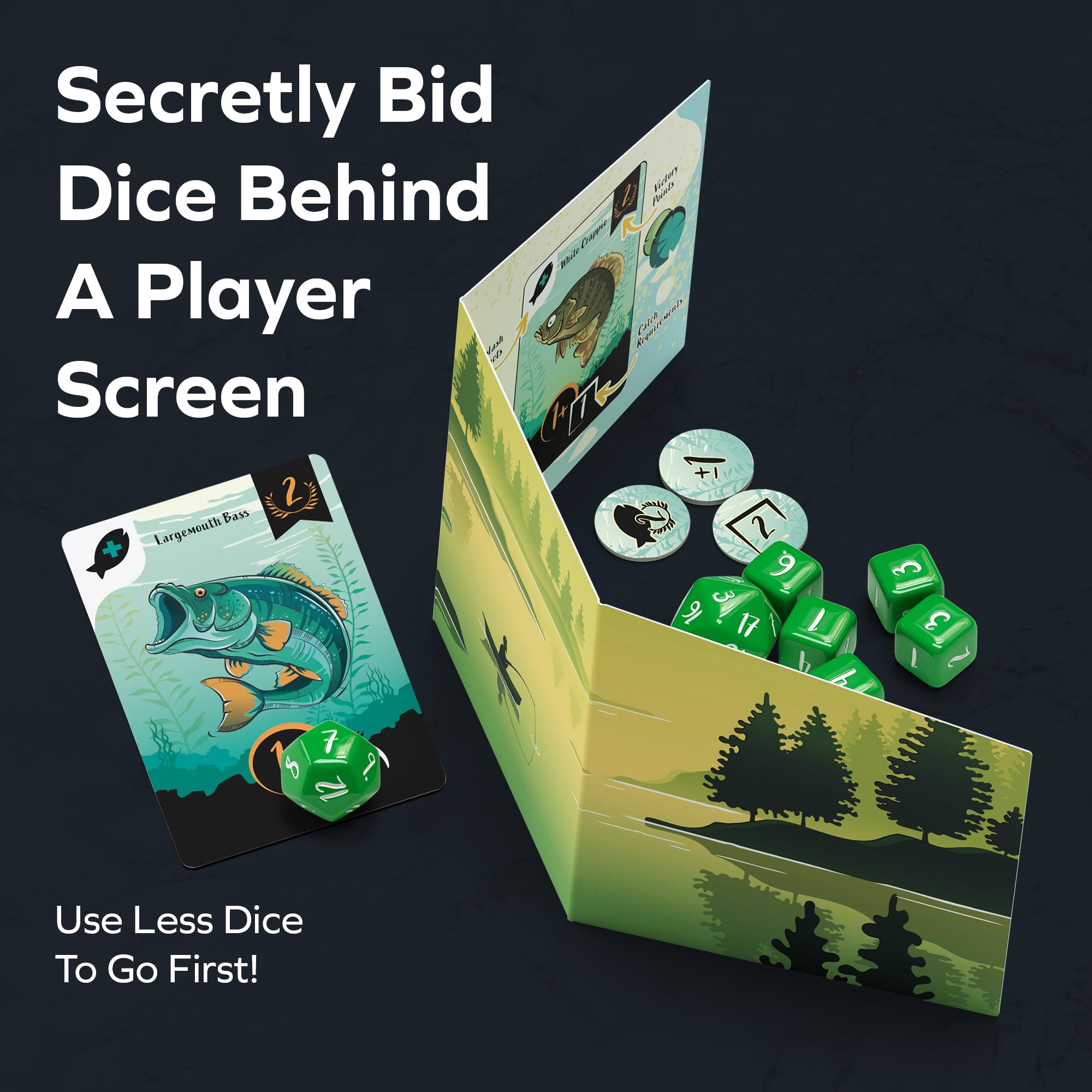 Allplay Lure board game lure tokens add strategic options.